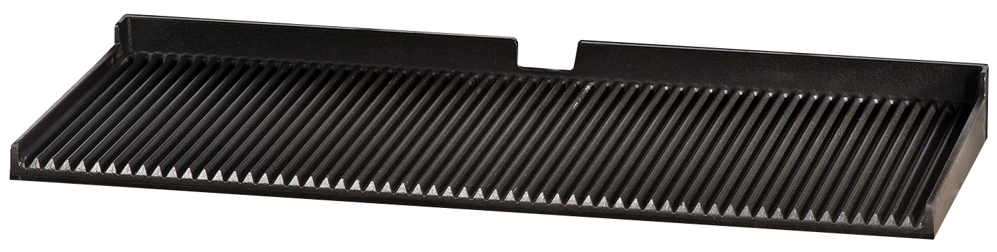 Geriffelte untere Grillplatte