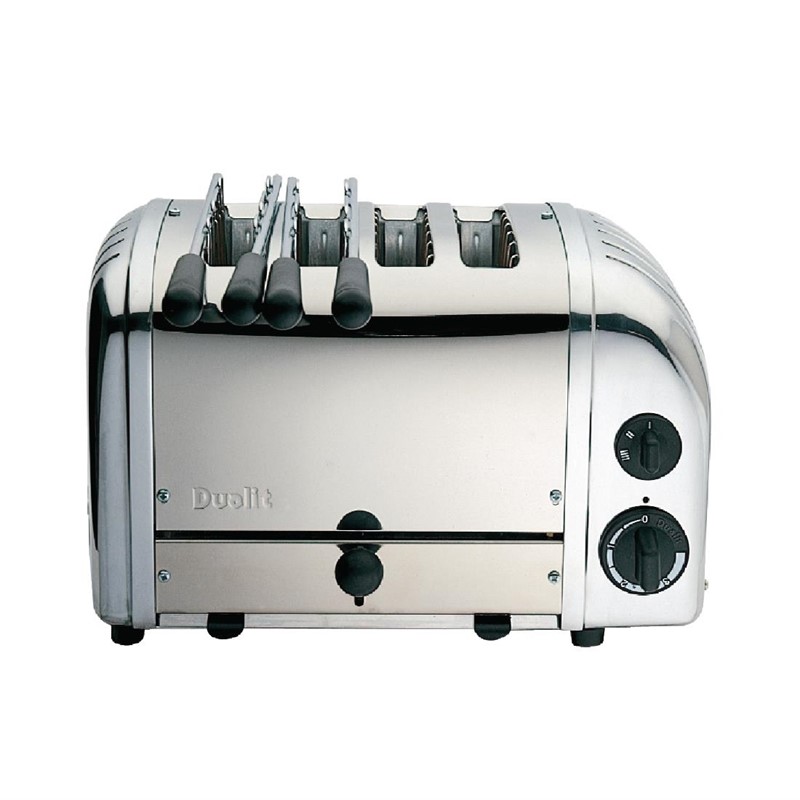 Dualit Kombi-Toaster 42174 Edelstahl 4 Schlitze