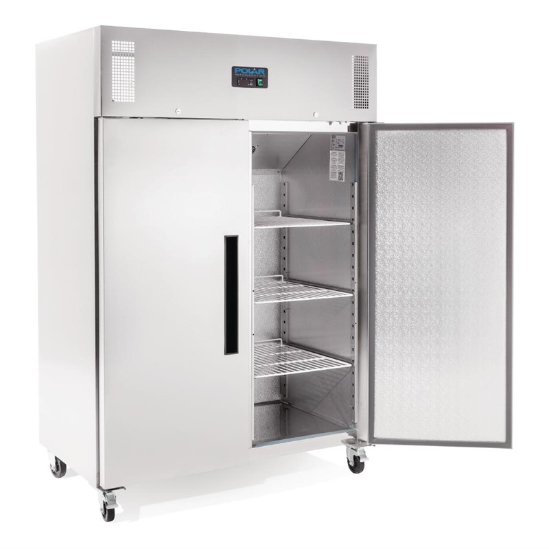 g595_02 Polar Gefrierschrank Edelstahl 1200L