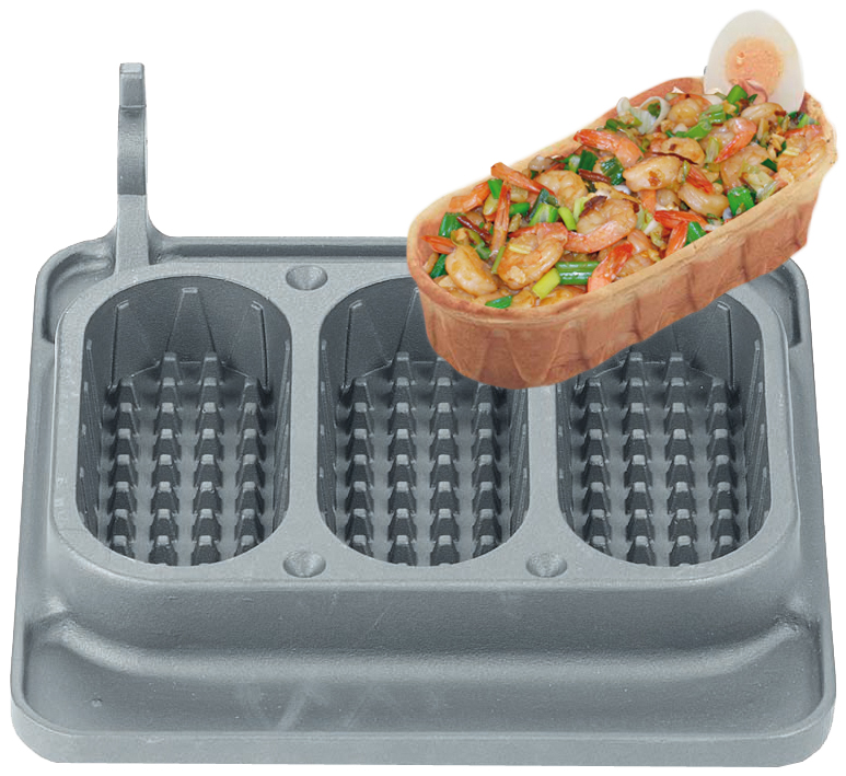 31-40765 Baguettewaffel Backplattensatz