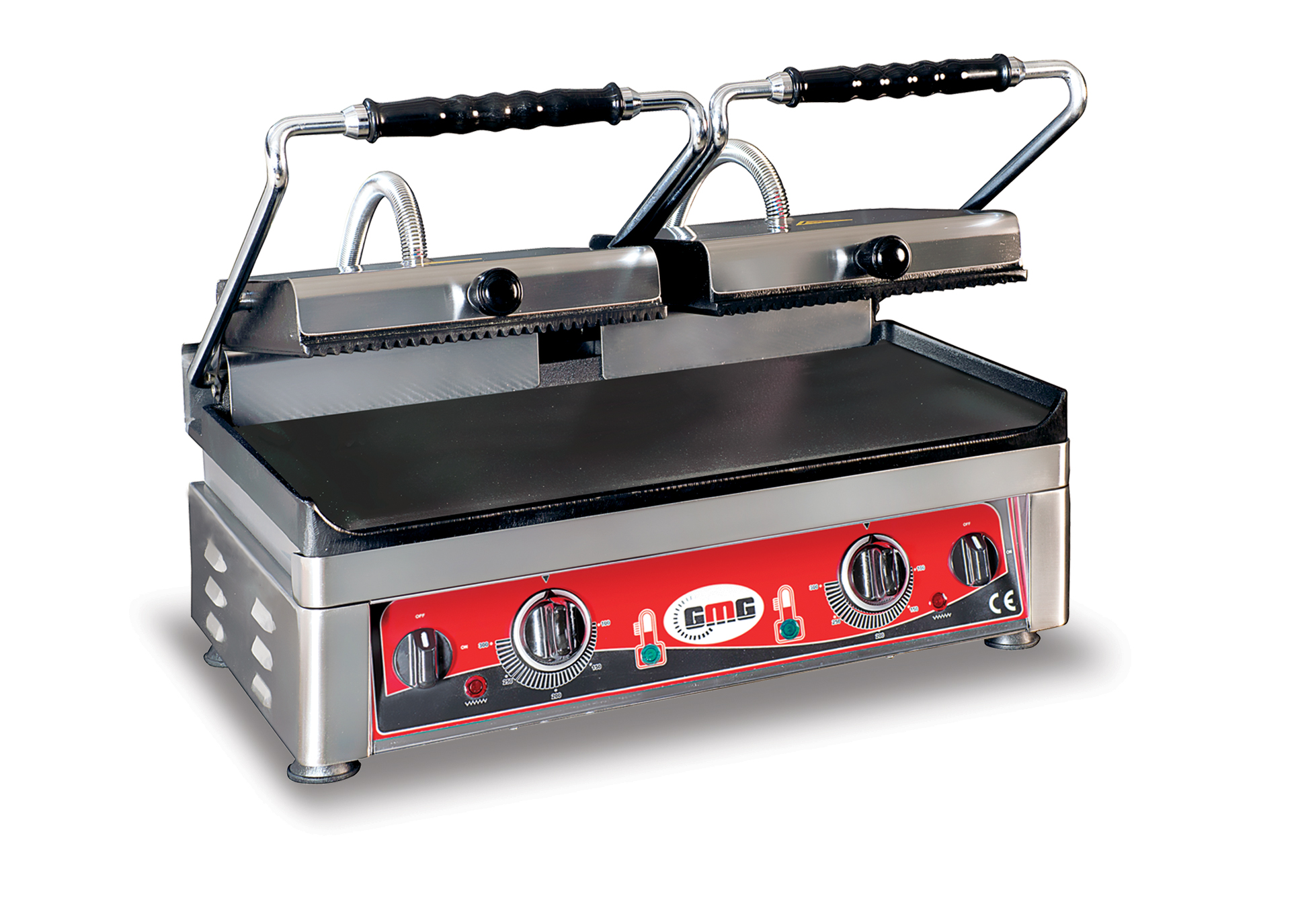 KG-5530-DGuvh1OYgXDcJal Doppel-Kontaktgrill, elektro, oben gerillt, unten glatt