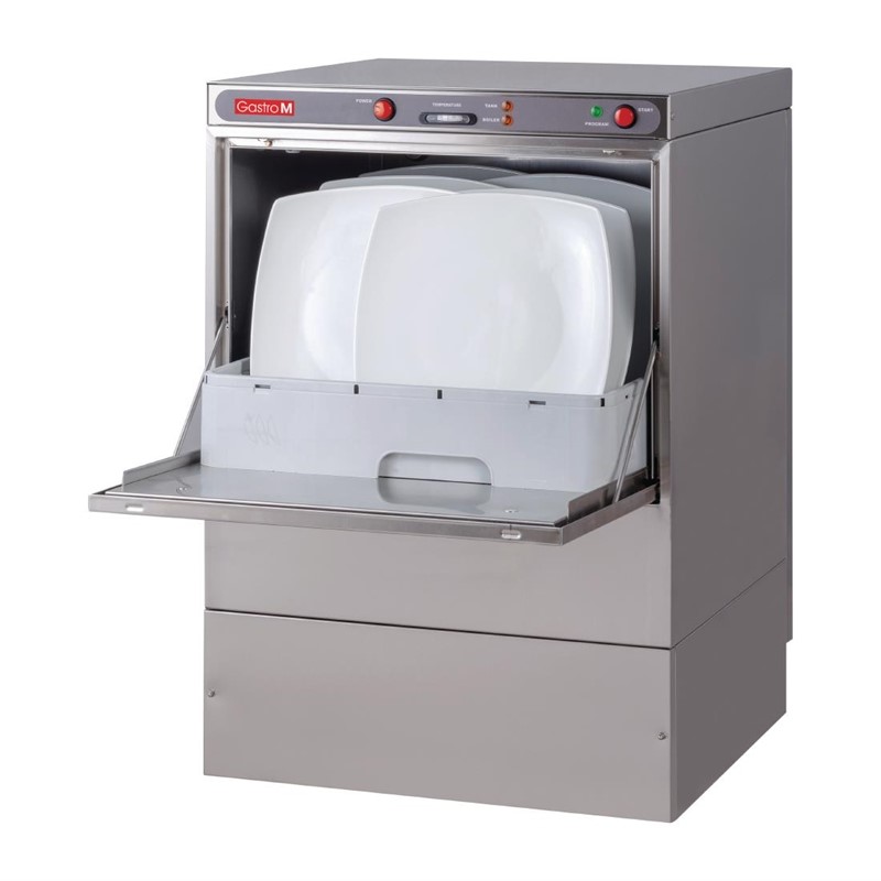dk355 Gastro M Geschirrspüler Maestro 230V mit Ablaufpumpe, Dosierpumpe für Geschirrspülmittel und Klarspü