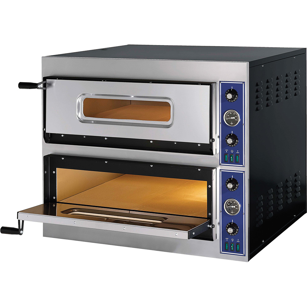 781312 GGF Pizzaofen E-Start Line mit zwei Kammern, 14,4 kW, 900x1080x750 mm (BxTxH)