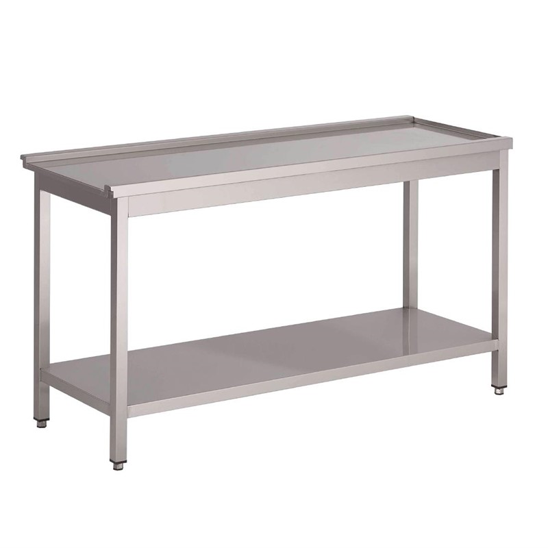 gl898 Gastro M Entladetisch für Haubenspülmaschine