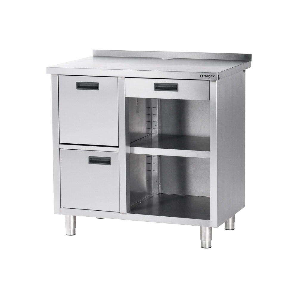 486700 Arbeitstisch für Kaffeemaschine, 1000 x 700 x 1000 mm (BxTxH)