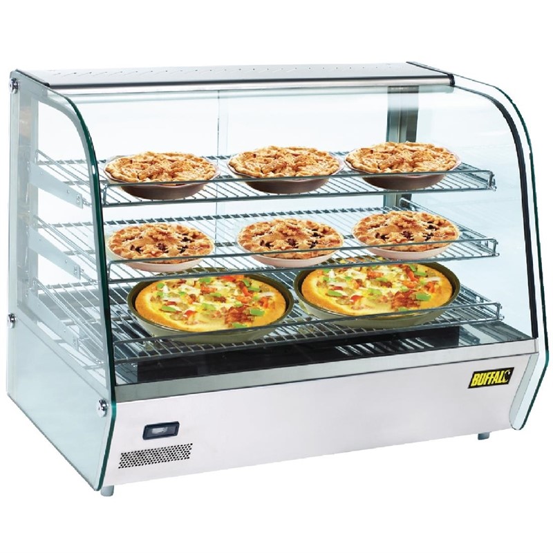 cd232_01 Buffalo Warmhaltevitrine 160L
