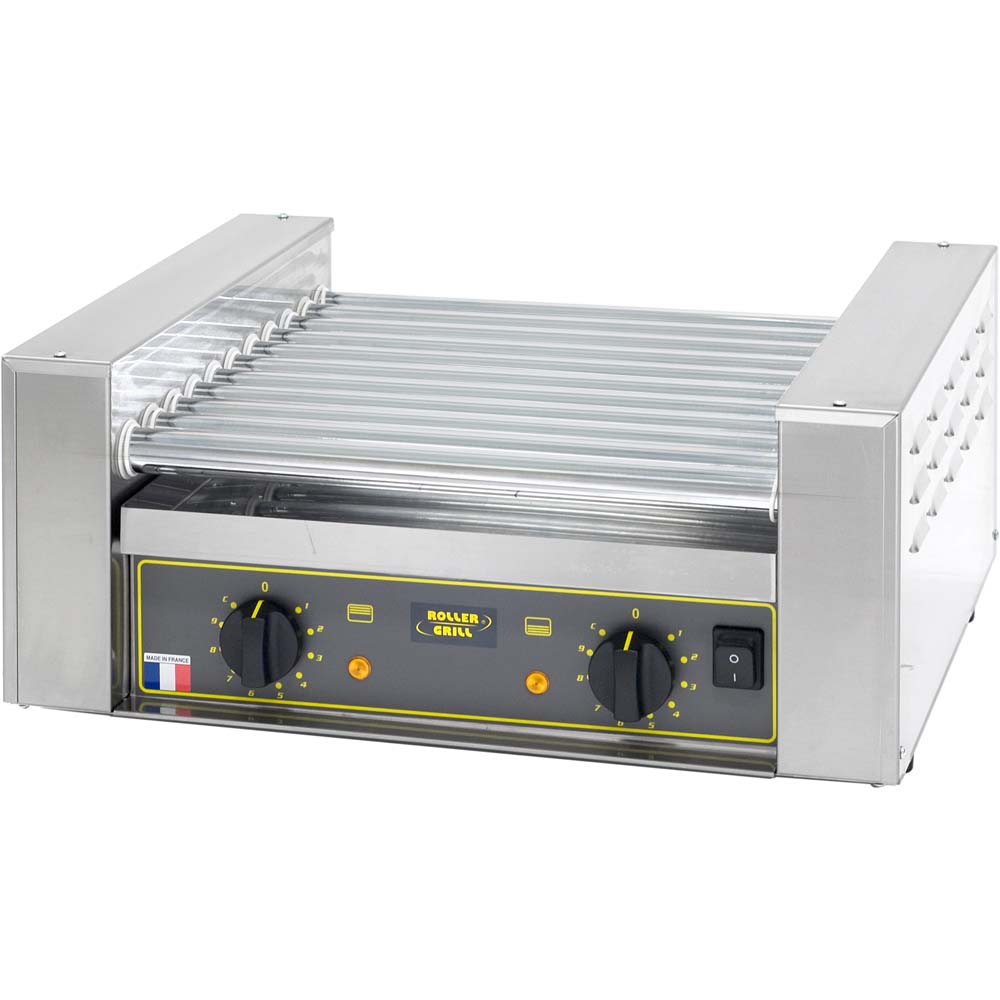 ROLLER GRILL Hot Dog Grill, 11 Rollen, Abmessung 545 x 460 x 240 mm (BxTxH)