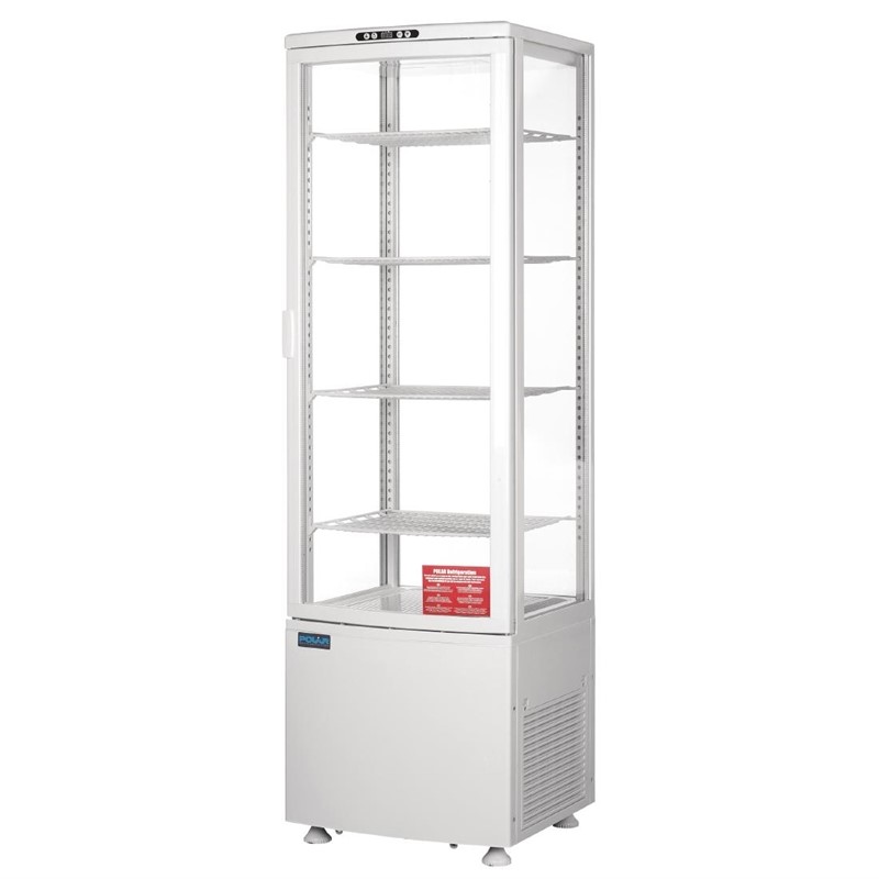 Polar Kühlvitrine mit gebogener Tür 235L